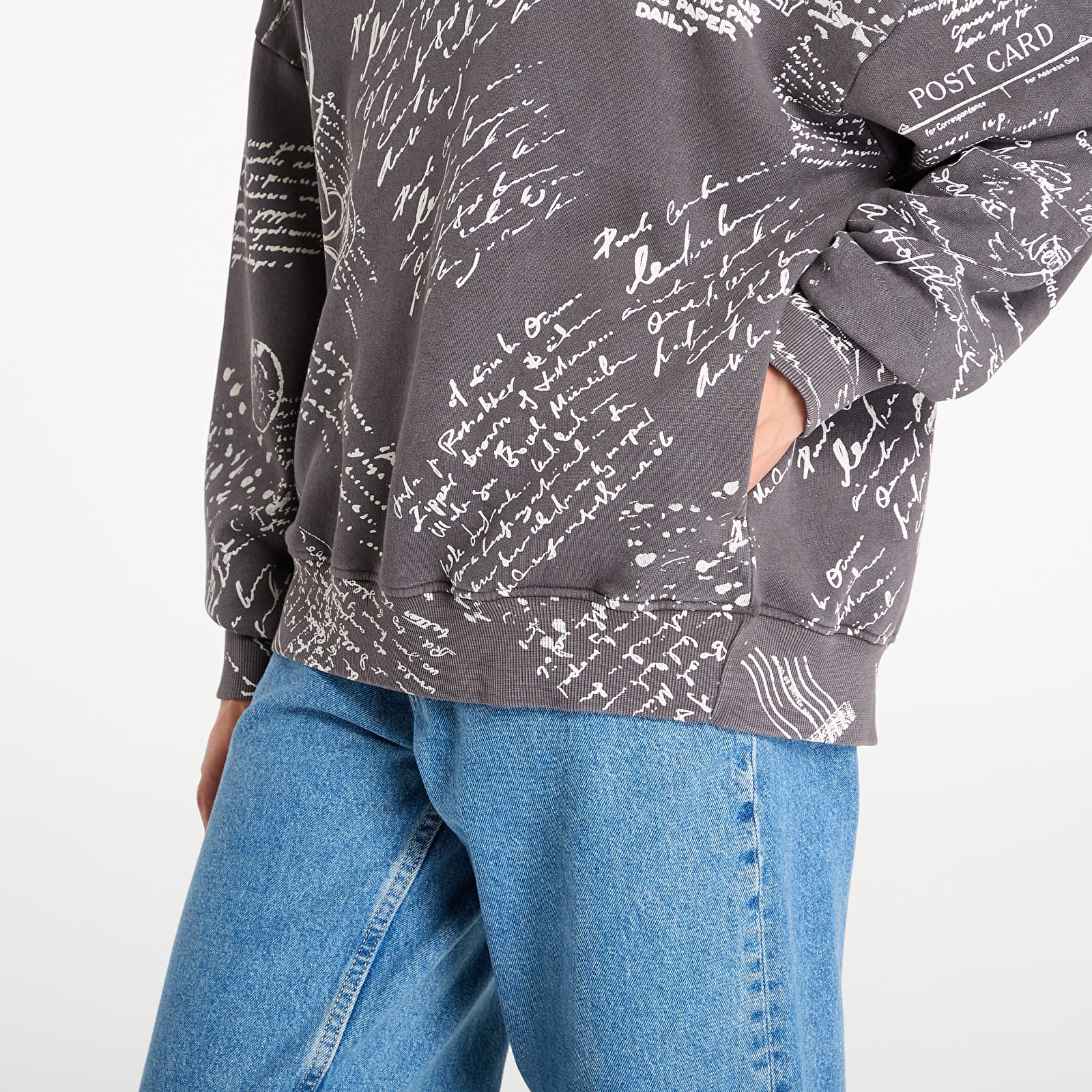 Sudaderas Desigual Letters Mickey Hoodie Black
