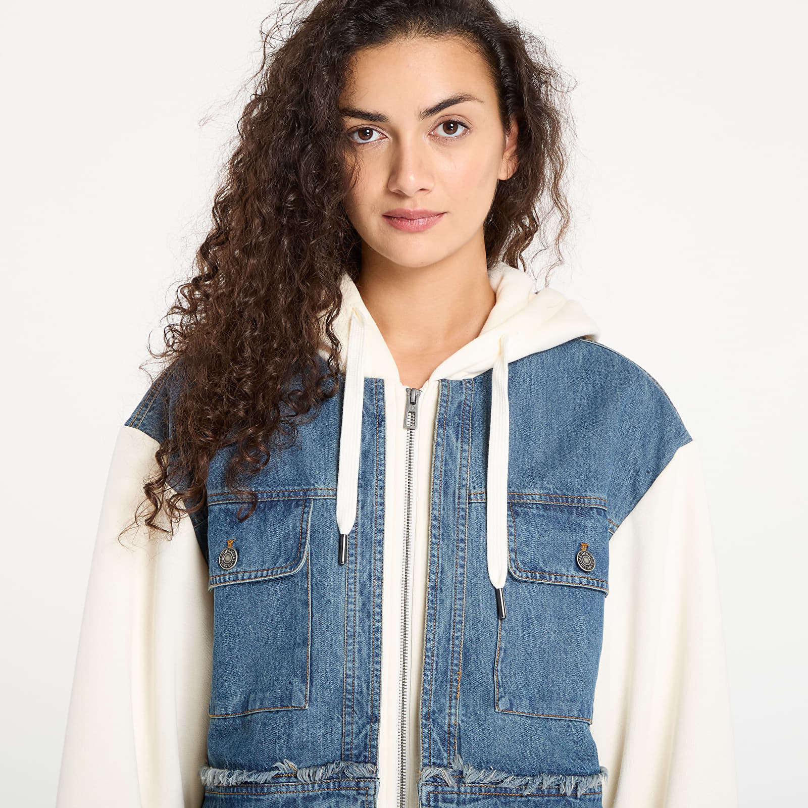 Якета Desigual Trucker Jacket Cream