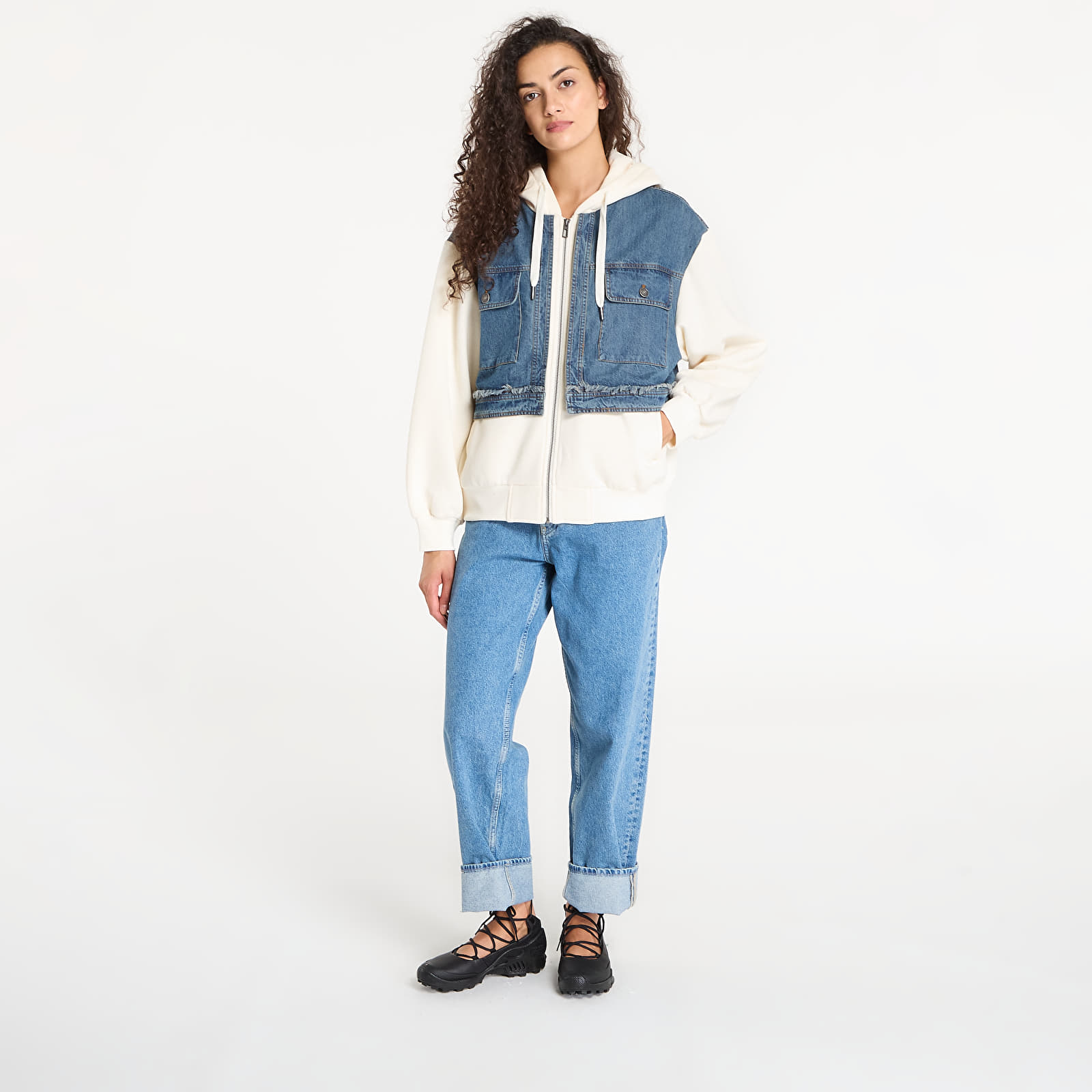 Якета Desigual Trucker Jacket Cream