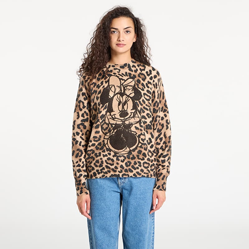 Džemperis Desigual Minnie Sweater Tobacco