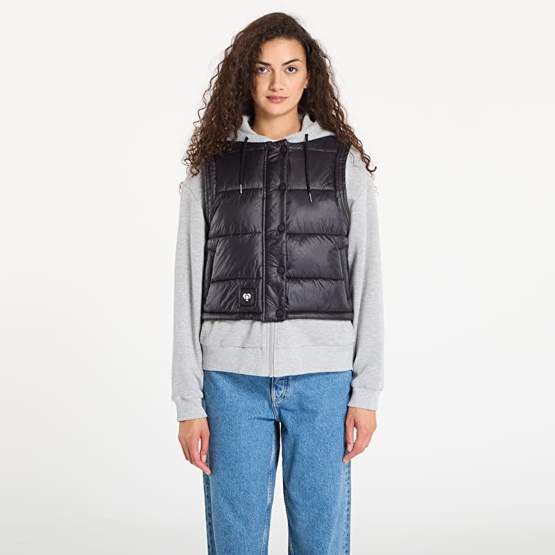 Mikina Desigual Combined Sweatshirt Light Gray Vigore