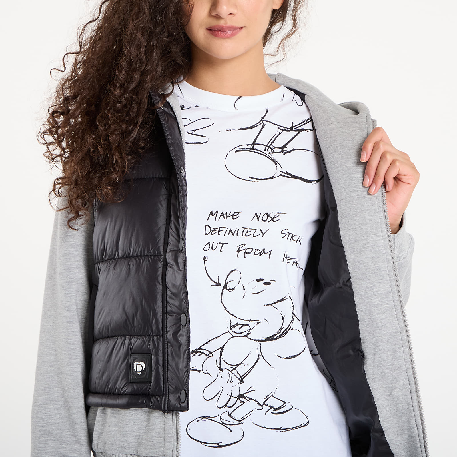 Дамски суичъри Desigual Combined Sweatshirt Light Gray Vigore