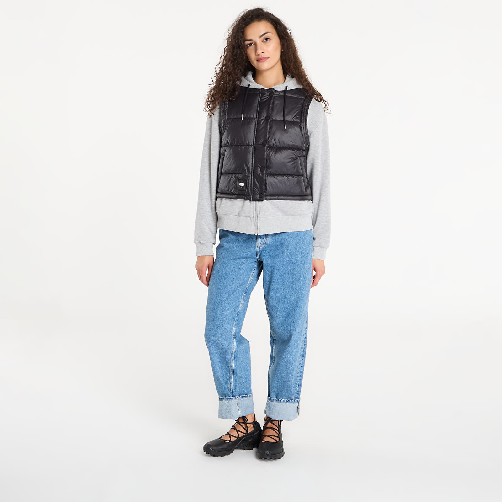 Дамски суичъри Desigual Combined Sweatshirt Light Gray Vigore