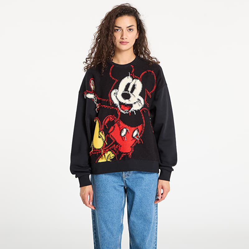 Džemperis Desigual Hello Mickey Sweatshirt Black