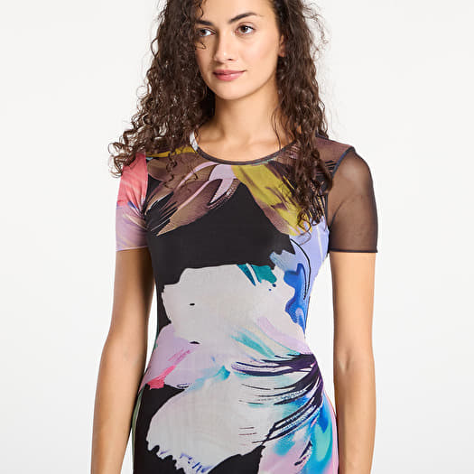 black a frame dress Bernadette Strapless Rose Mini Dress - Black