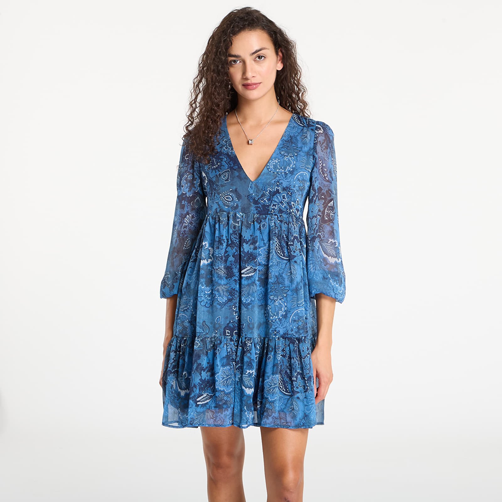 Vestido Desigual Chaleco Dress Azul Oscuro