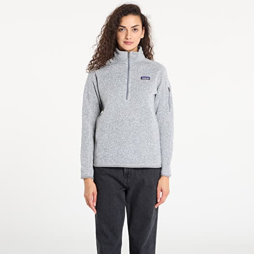 Sweatshirt Patagonia W's Better Sweater 1/4 Zip Birch White