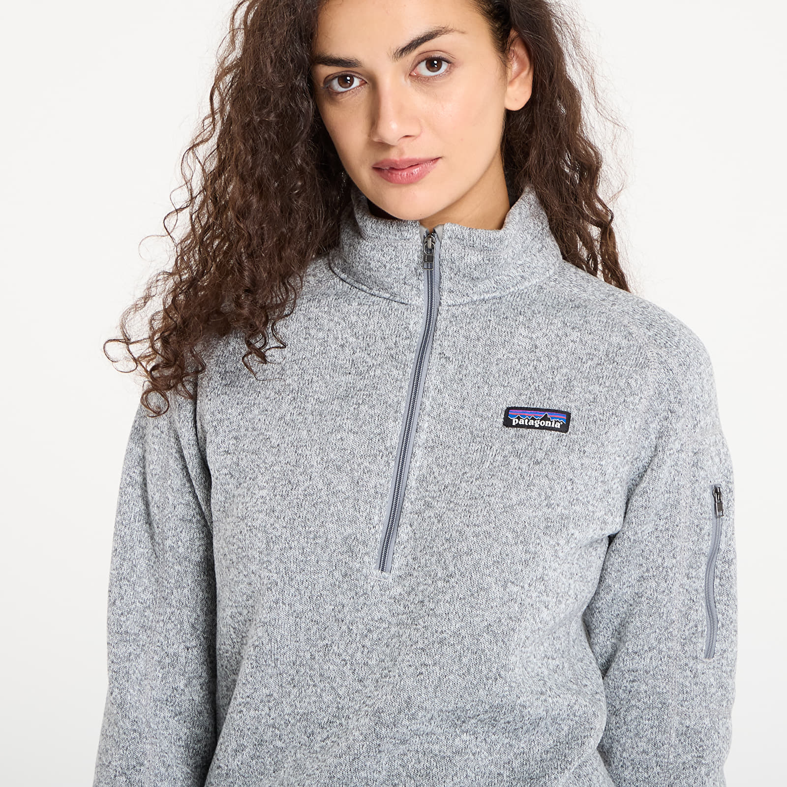 Hættetrøjer og sweatshirts Patagonia W's Better Sweater 1/4 Zip Birch White