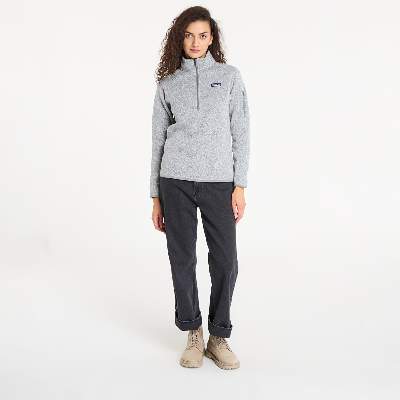 Hættetrøjer og sweatshirts Patagonia W's Better Sweater 1/4 Zip Birch White
