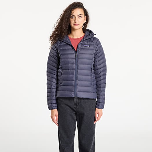 Jakke Pataognia W's Down Sweater Hoody Smolder Blue