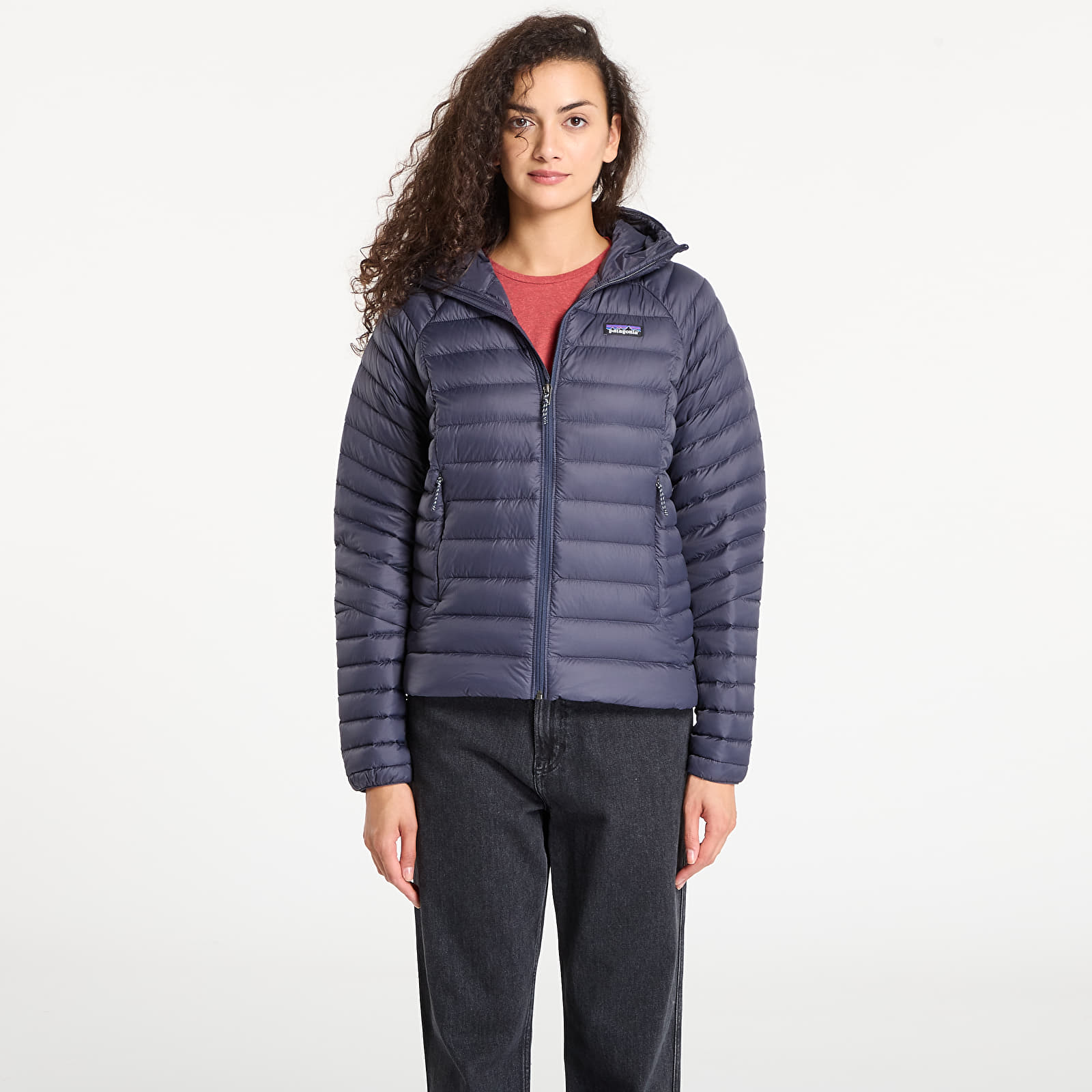 Jakker Pataognia W's Down Sweater Hoody Smolder Blue