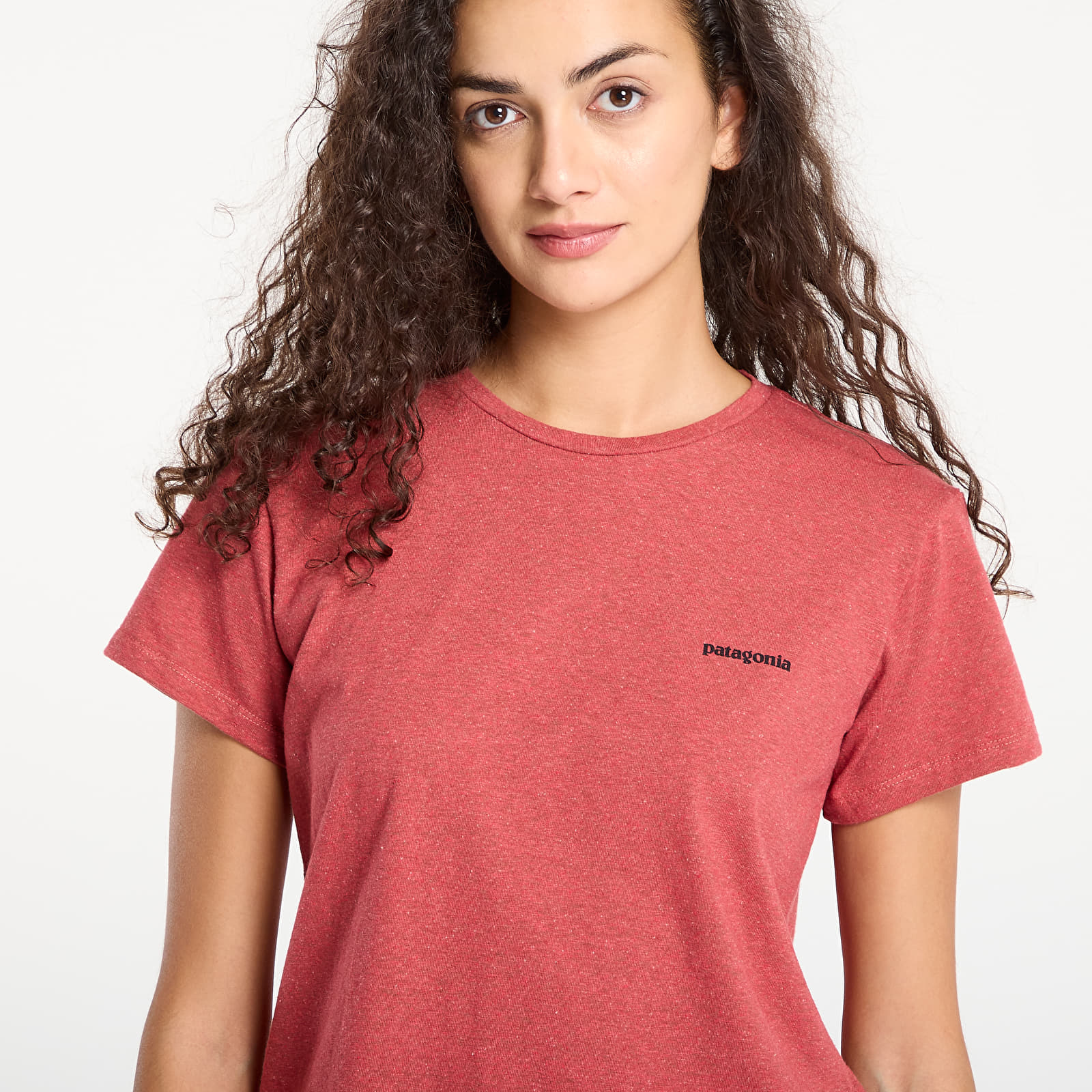 T-shirts Pataognia W's P-6 Logo Responsibili-Tee Potters Red