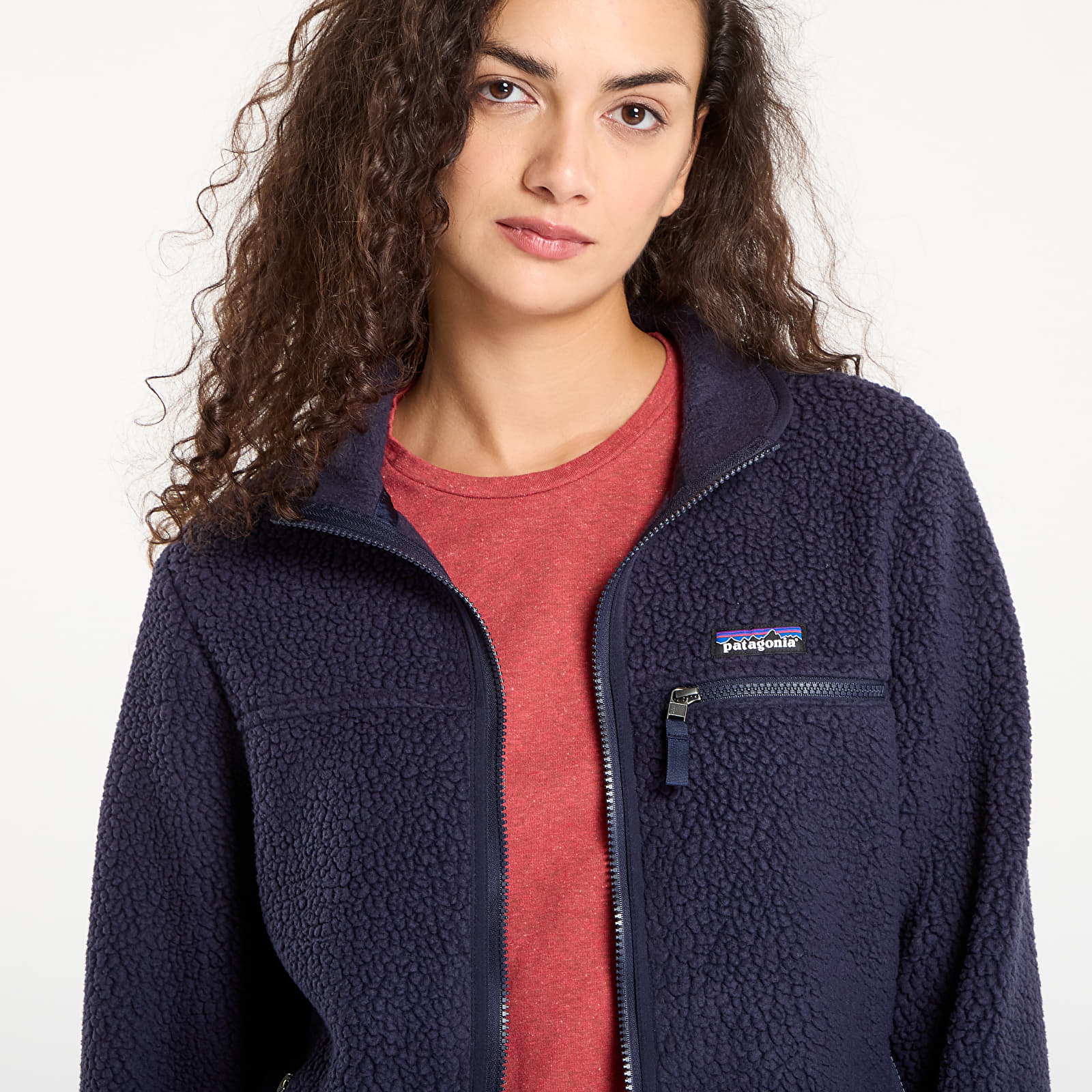 Jakker Pataognia W's Retro Pile Jacket Sunken Blue