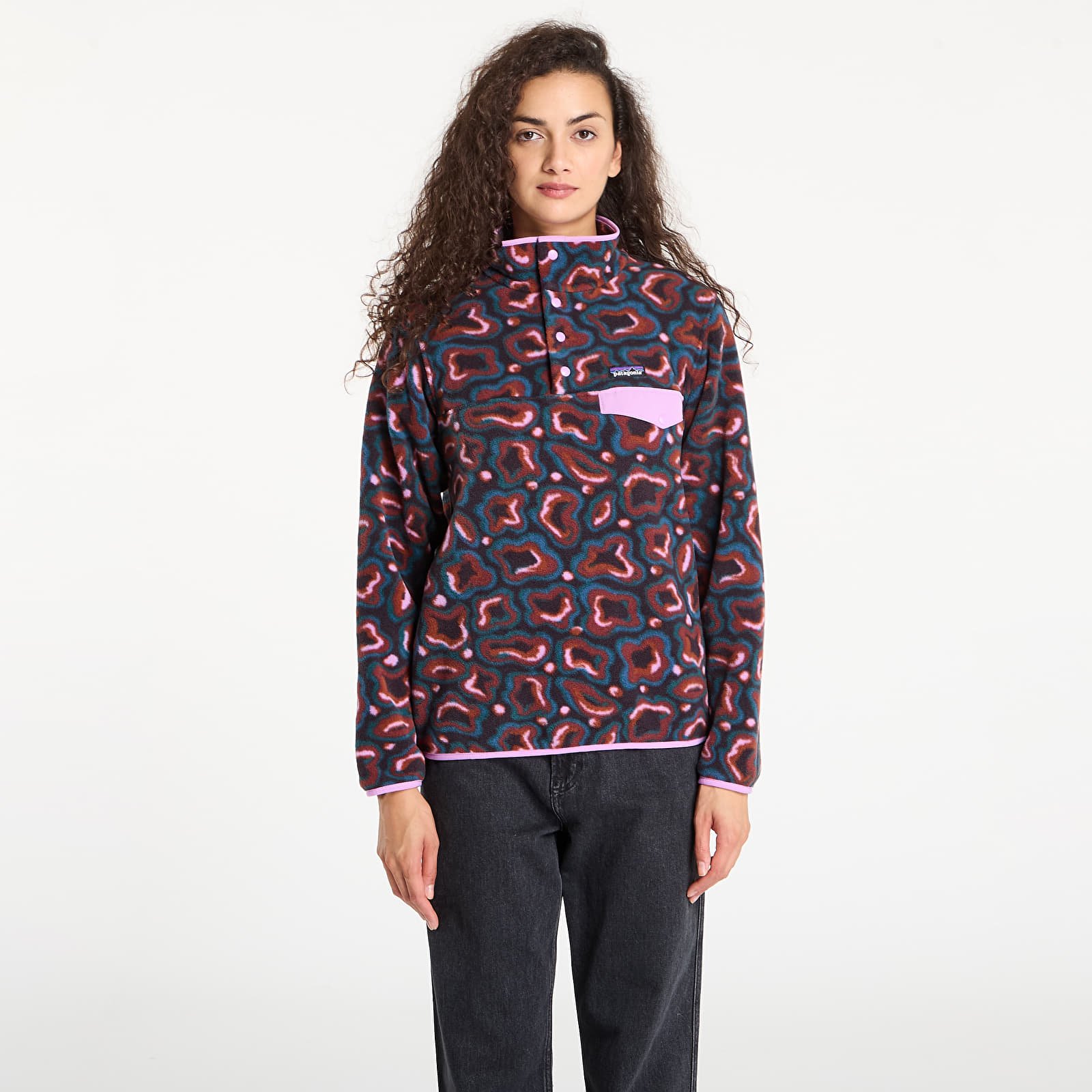 Hættetrøjer og sweatshirts Pataognia W's LW Synch Snap-T P/O Soft Spirea: Dried Vanilla