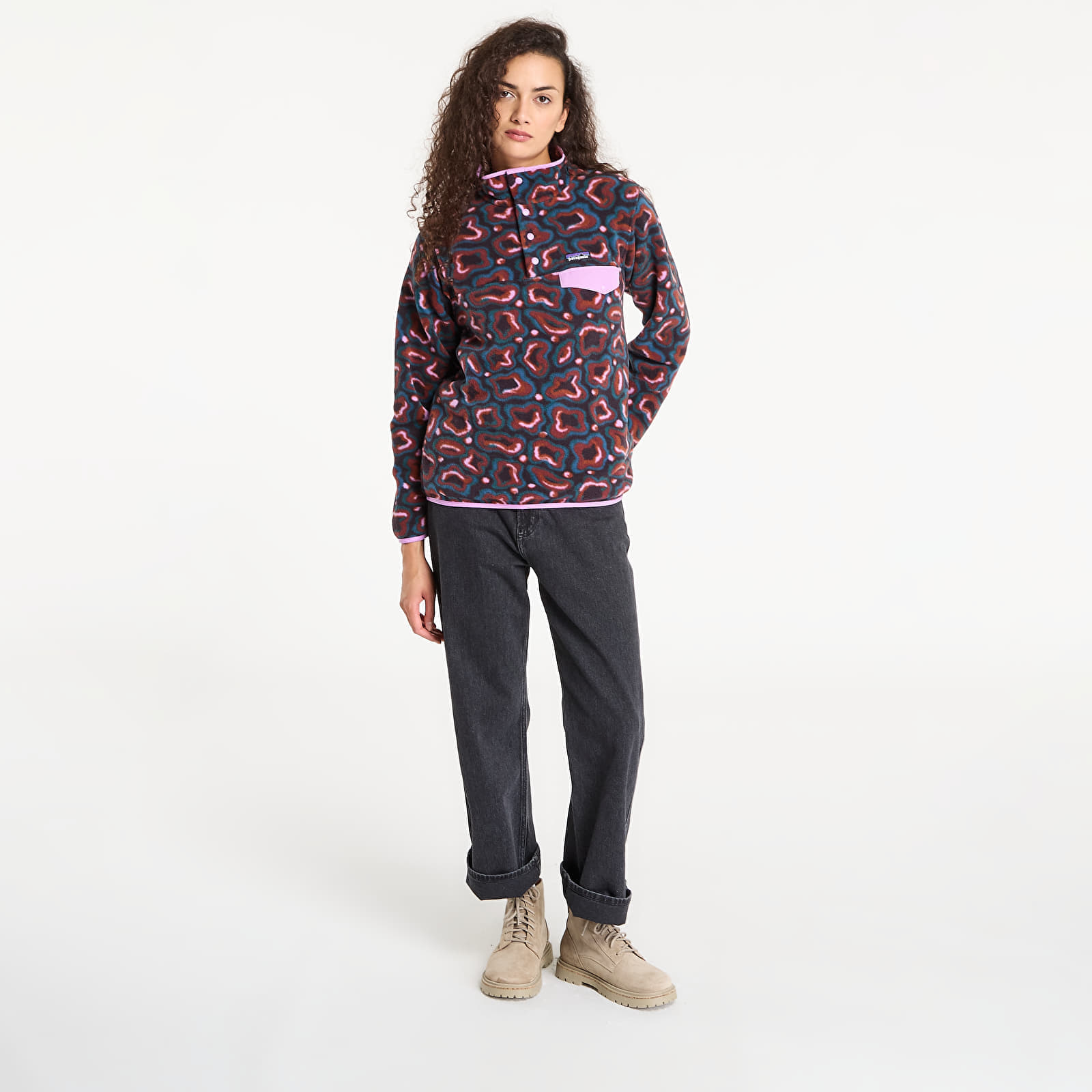Φούτερ Patagonia W's LW Synch Snap-T P/O Soft Spirea: Dried Vanilla L