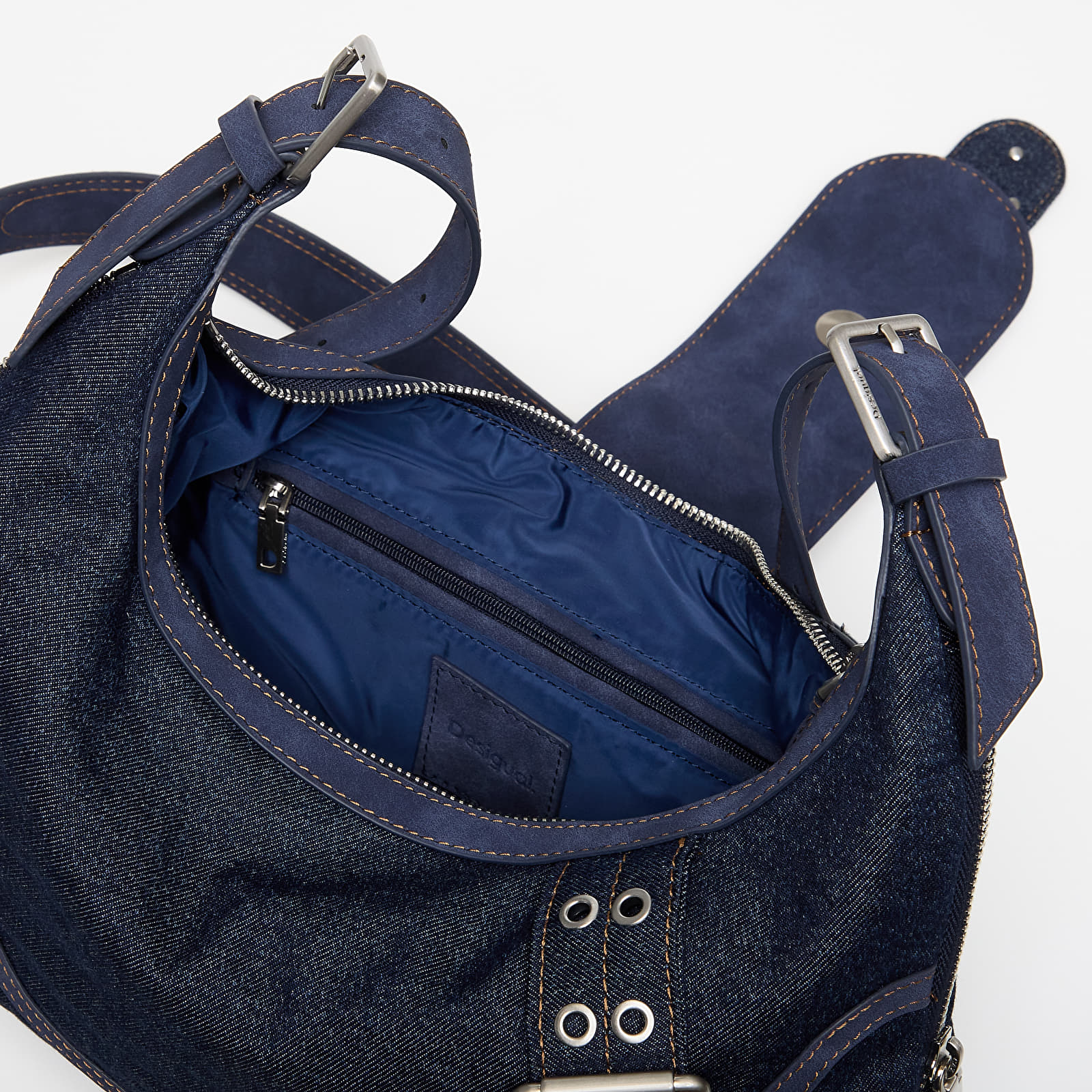 Håndtasker Desigual Medium Denim Handbag Denim Dark Blue