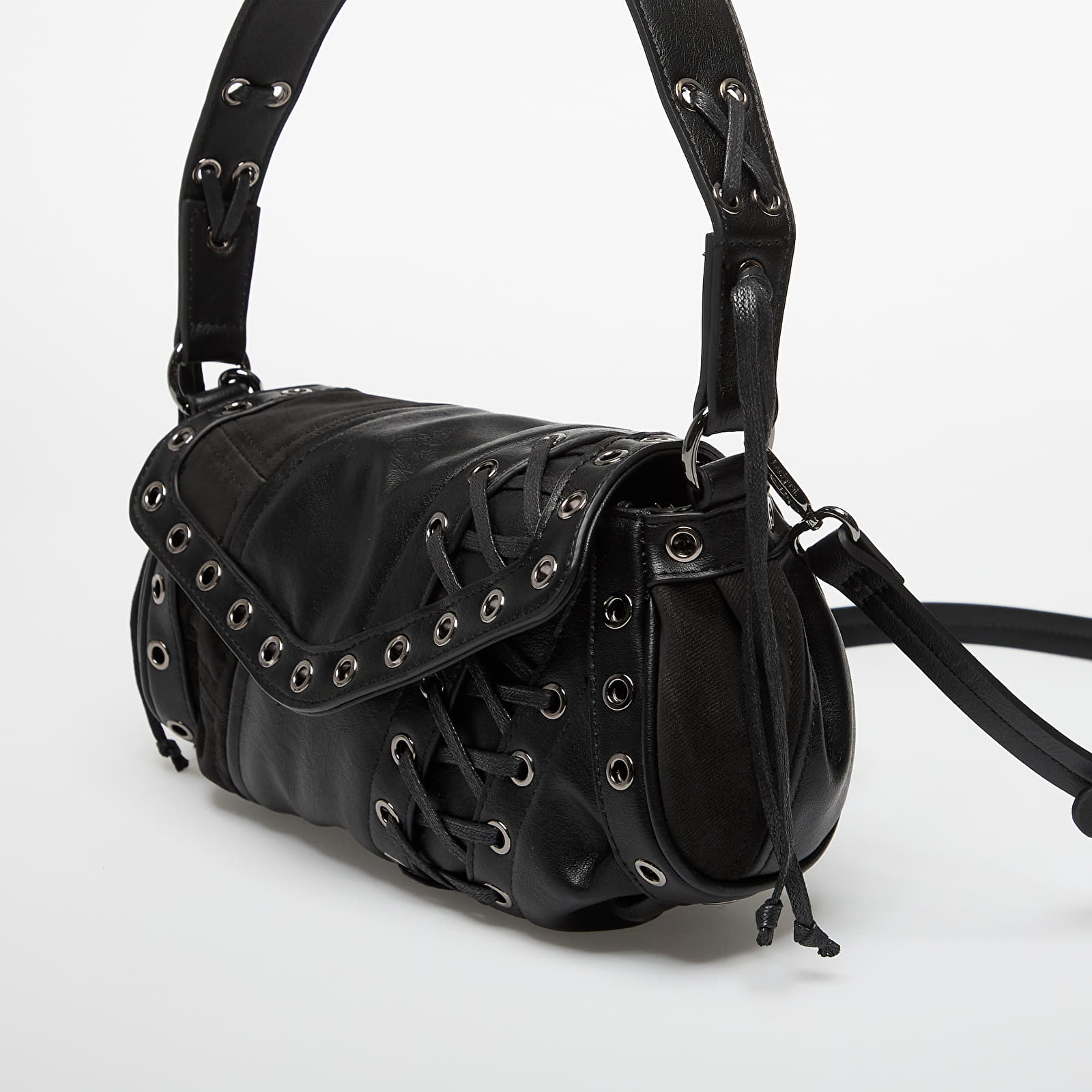 Håndtasker Desigual Medium Patchwork Bag Black