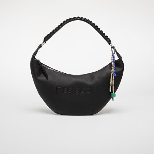 Desigual Medium Leather Bag Black