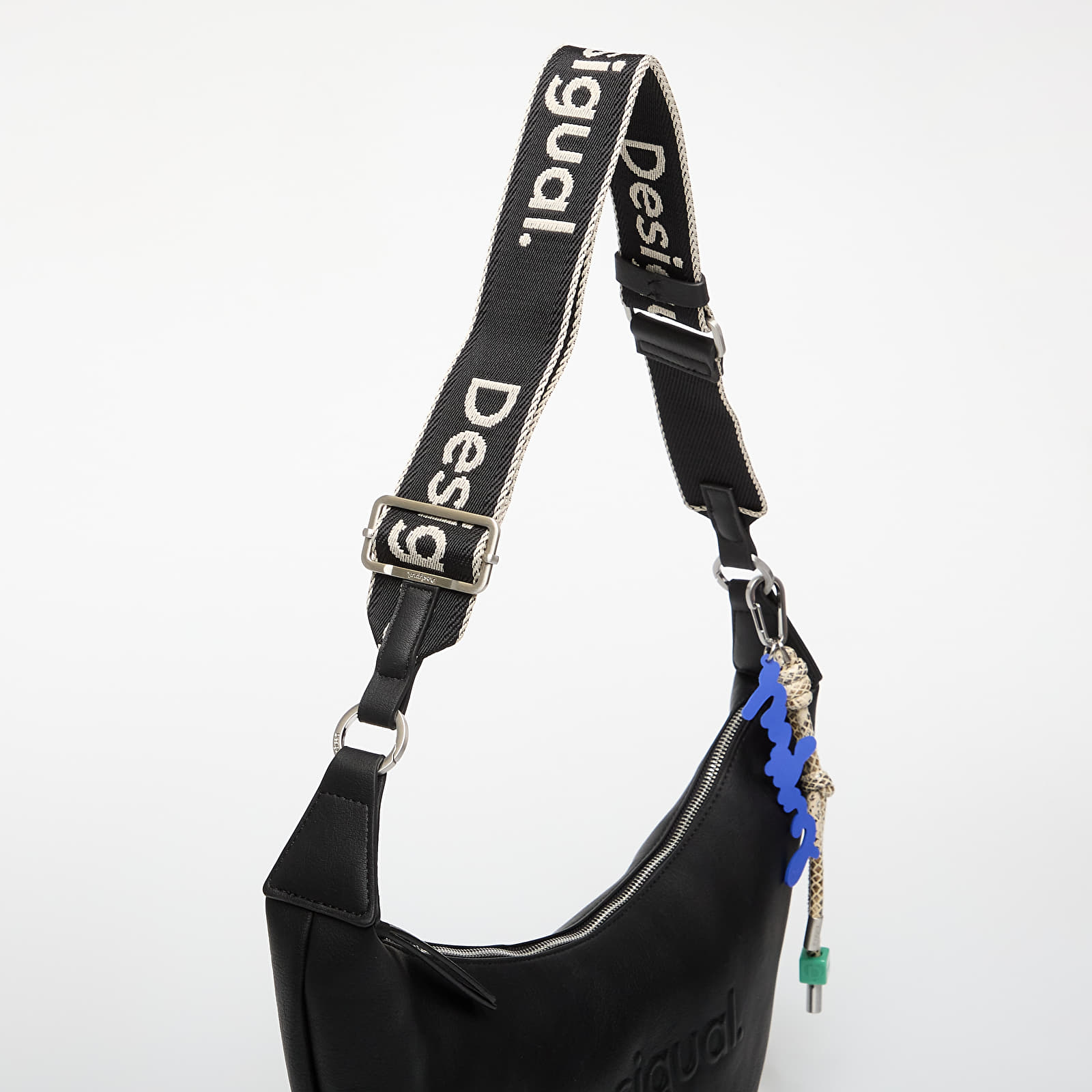 Håndtasker Desigual Medium Leather Bag Black