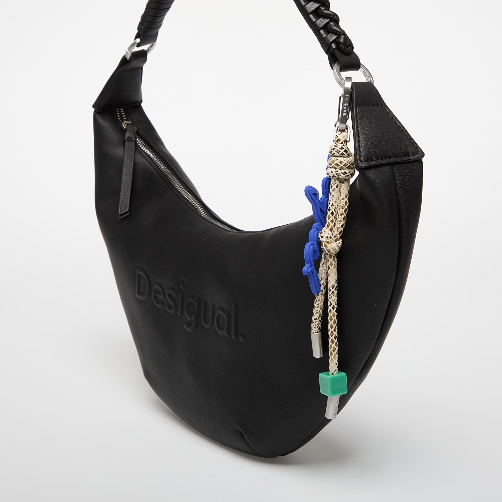 Håndtasker Desigual Medium Leather Bag Black