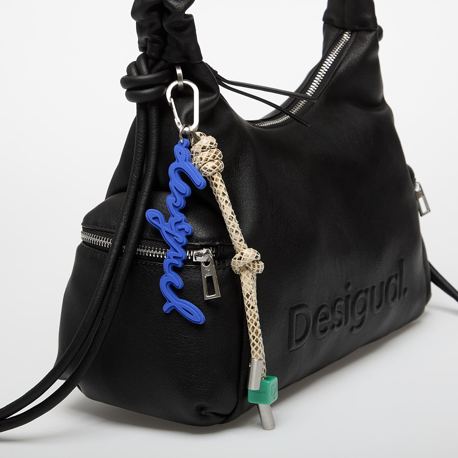 Håndtasker Desigual Medium 3D Logo Bag Black