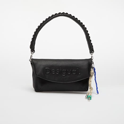 Desigual Medium 3D Logo Shoulder Bag Black