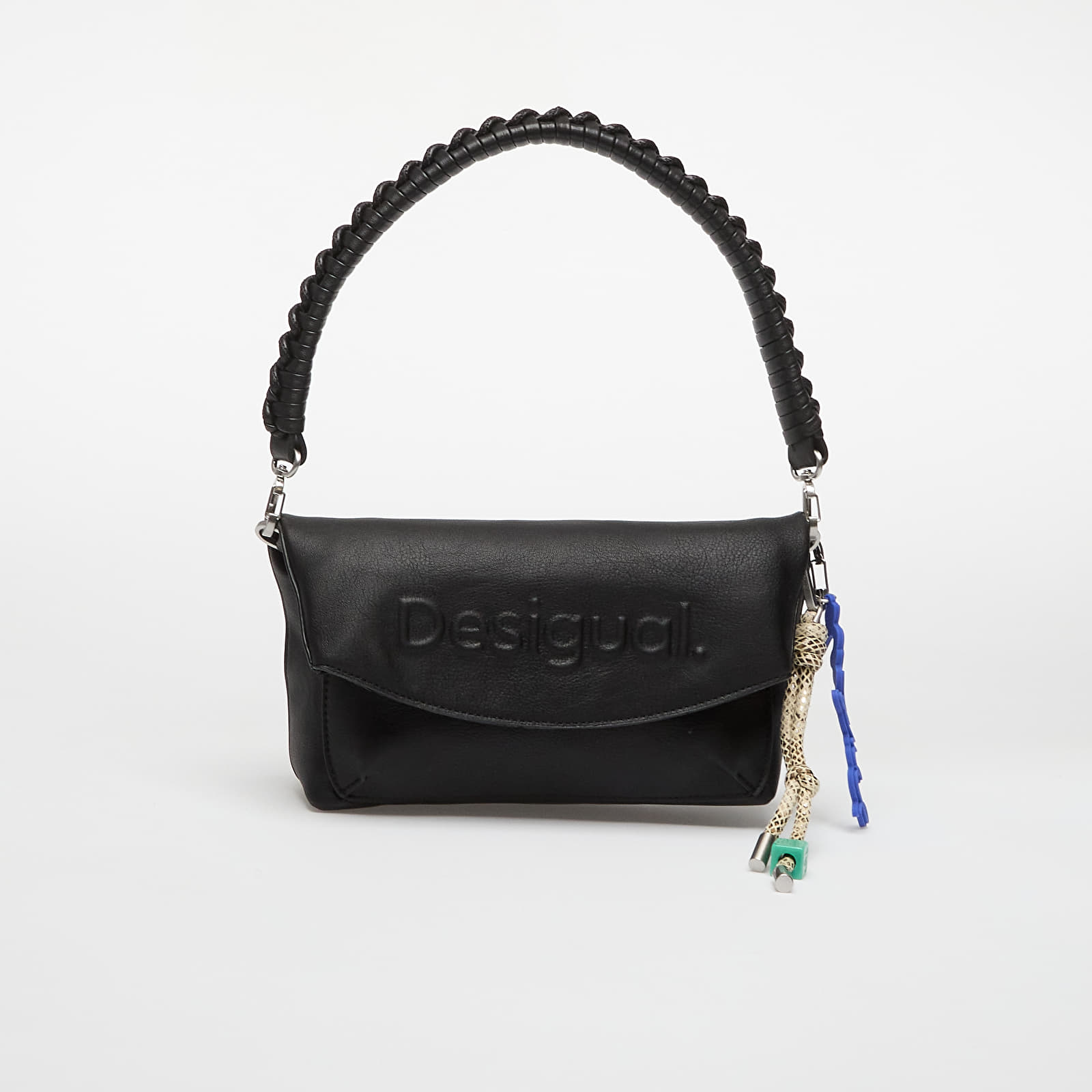 Håndtasker Desigual Medium 3D Logo Shoulder Bag Black