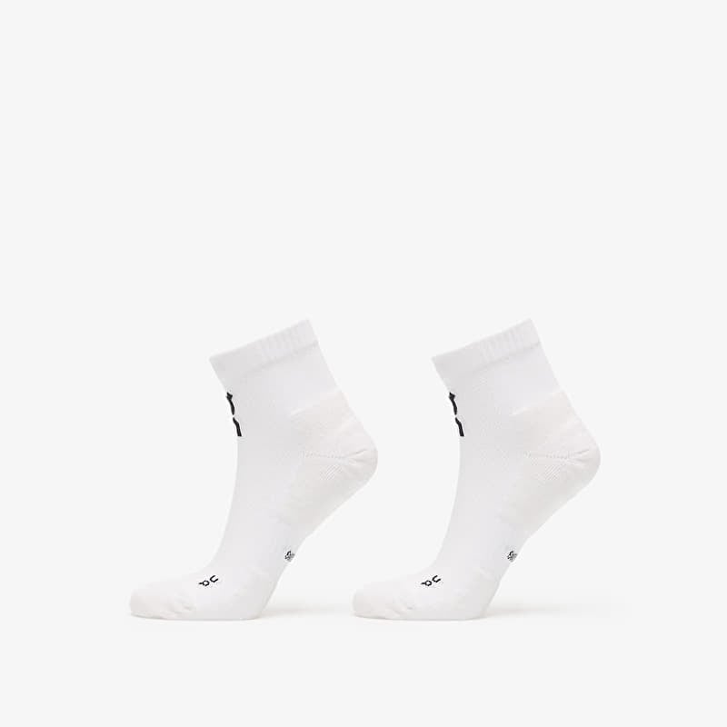 On Core Run Sock Mid 2-Pack White