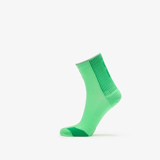 On Performance Run Sock Mid Honeydew/ Parsley