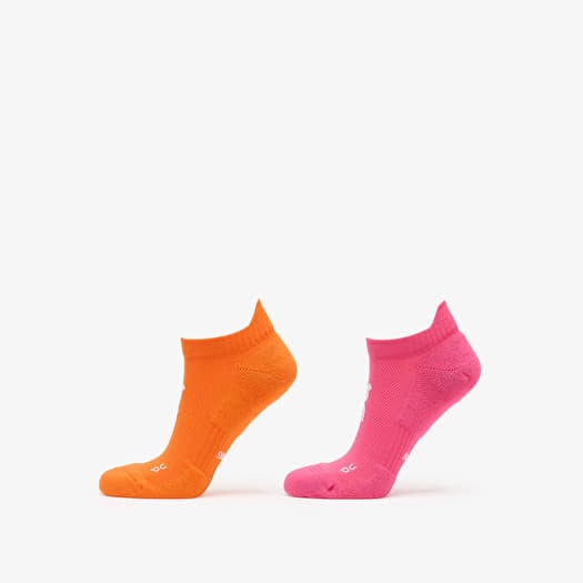 On Core Run Sock Low 2-Pack Flame/ Pink