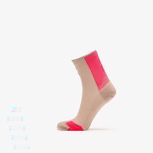 On Performance Run Sock Mid Desert/ Pink