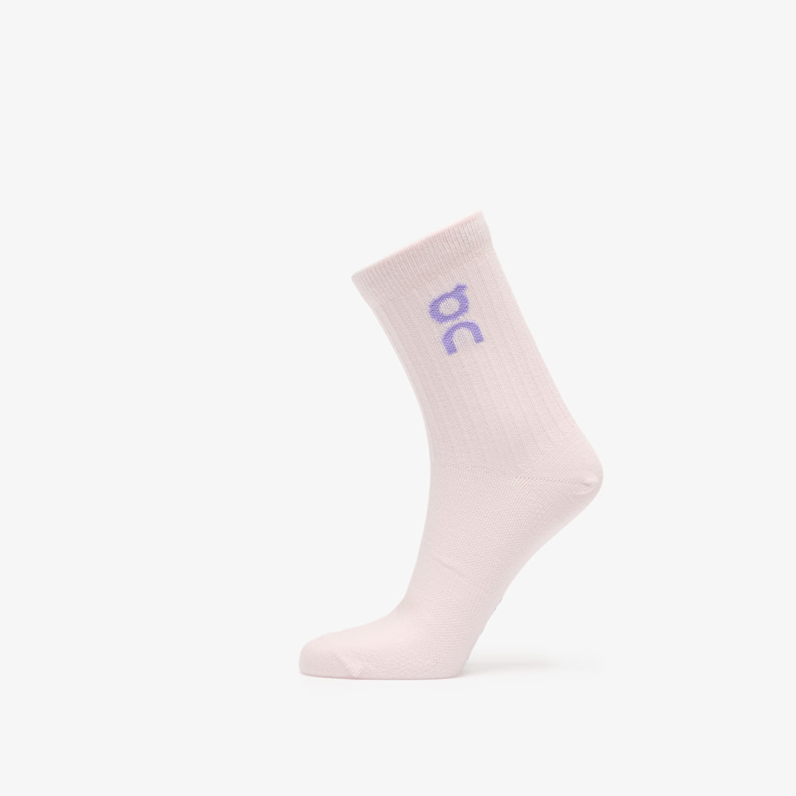 On Logo Sock High 3-Pack Orchid/ Comet L