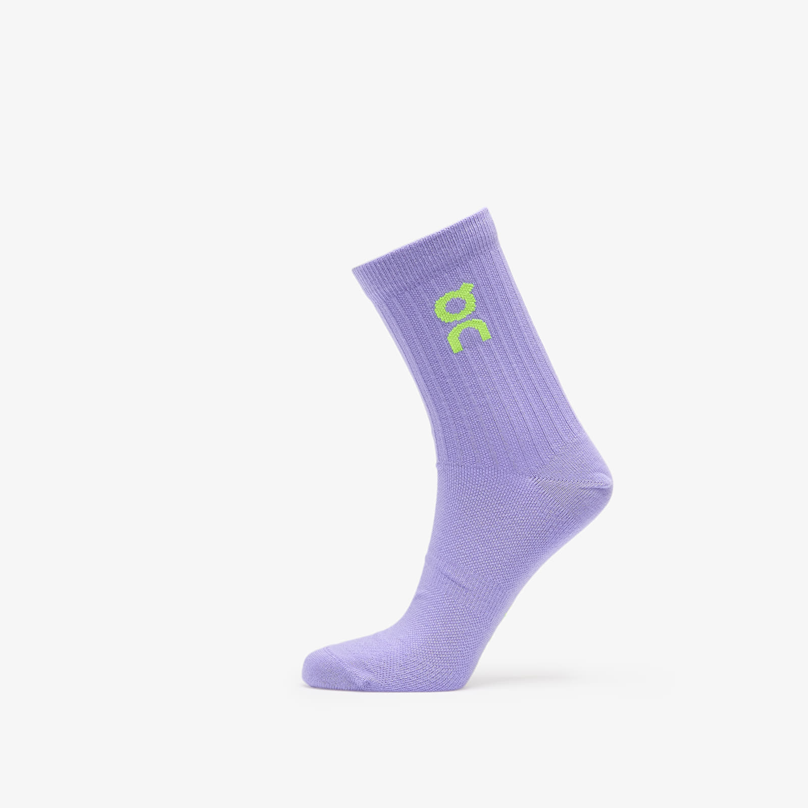 On Logo Sock High 3-Pack Orchid/ Comet L