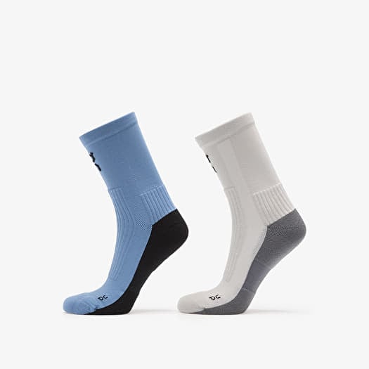 On Trail Sock High 2-Pack Glacier/ Dust