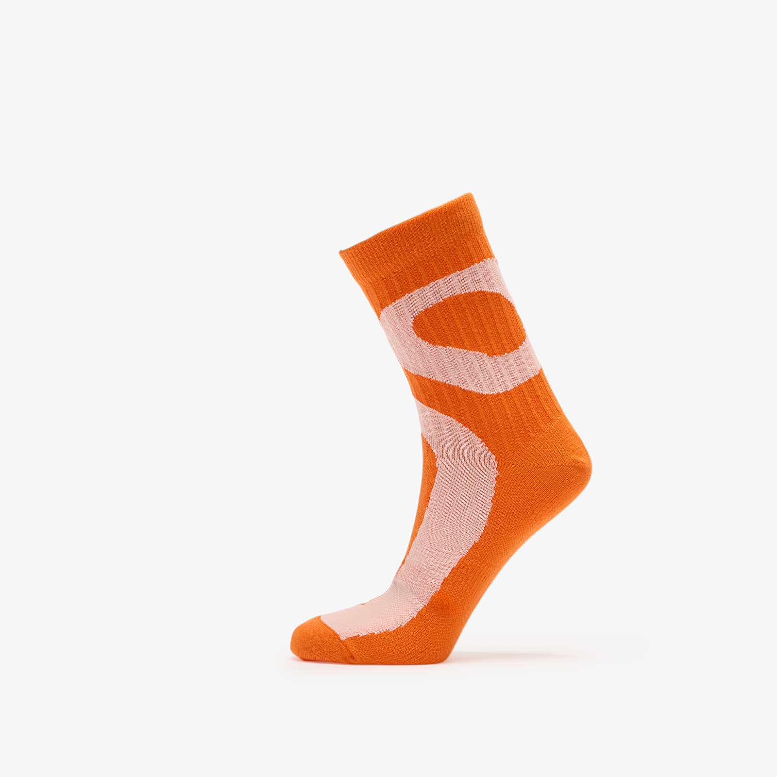 Men's socks On Liquid Logo Sock High 2-Pack Ivory/ Flame