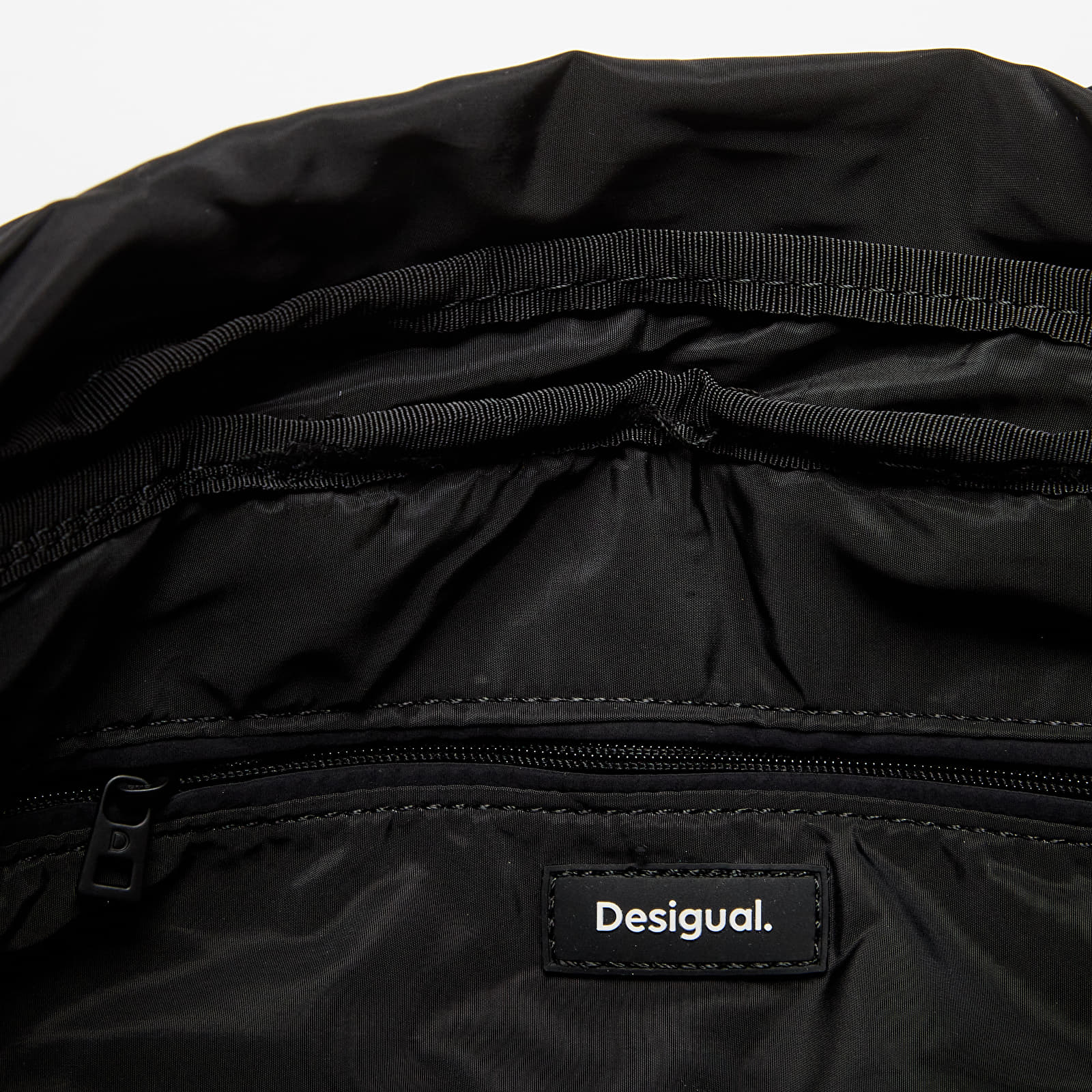 Rygsække Desigual Large Modular Nylon Backpack Black