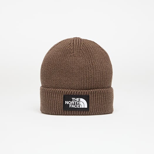 Hat The North Face Tnf Logo Box Cuffed Beanie Smokey Brown