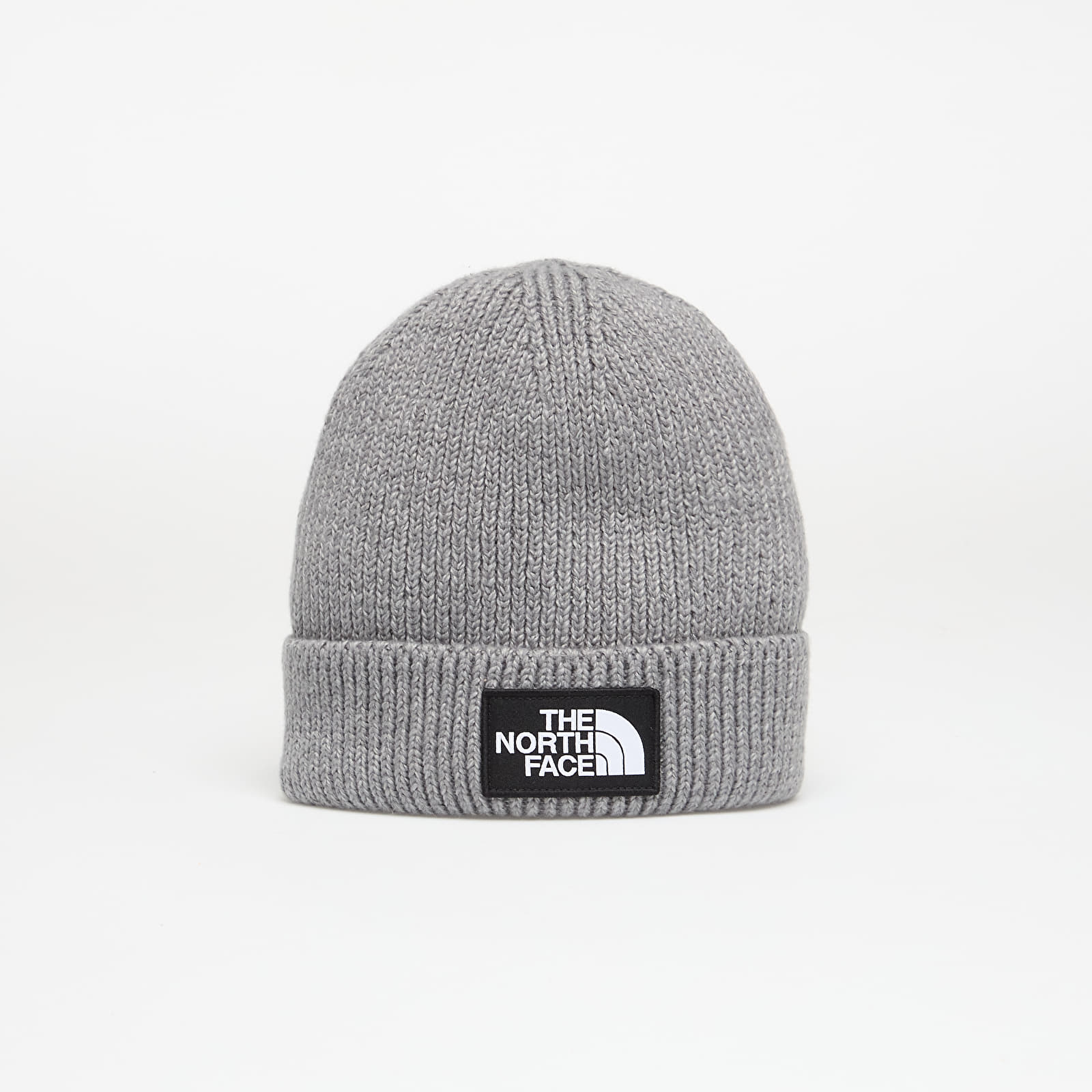 Chapéus de homem The North Face Tnf Logo Box Cuffed Beanie Grey Heather