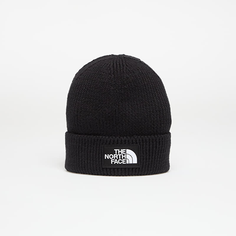 Kapa The North Face Tnf Logo Box Cuffed Beanie Black