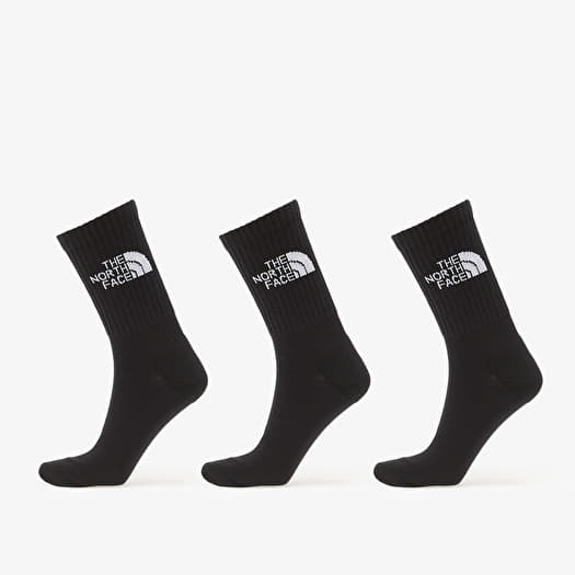 The North Face Everyday Standard Crew Sock - 3-Pack TNF Black