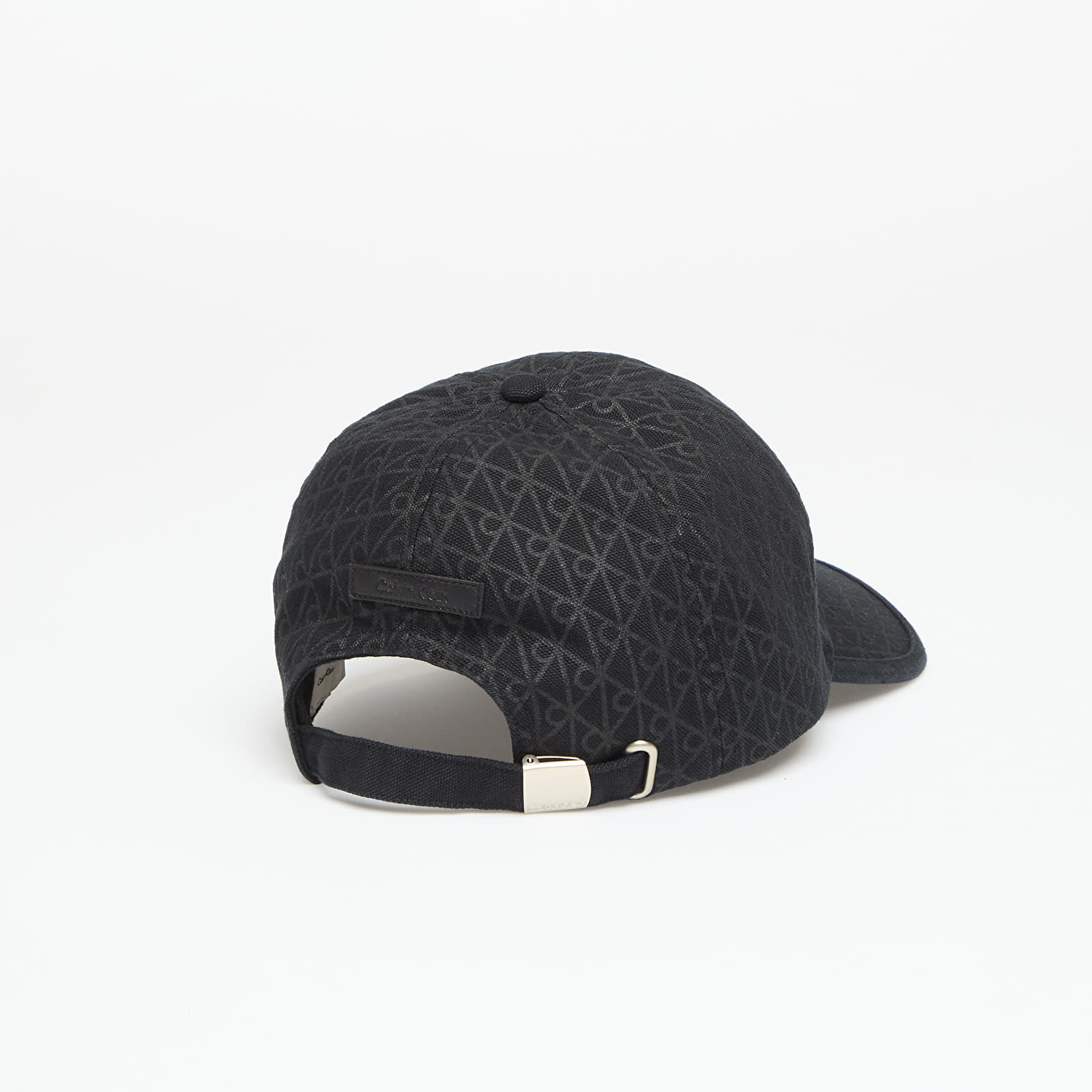 Casquettes pour hommes Calvin Klein Emblem Print W Leather Cap Black