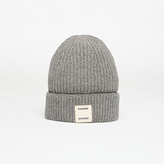 Hat Samsøe Samsøe W Beanie Dark Grey Melange