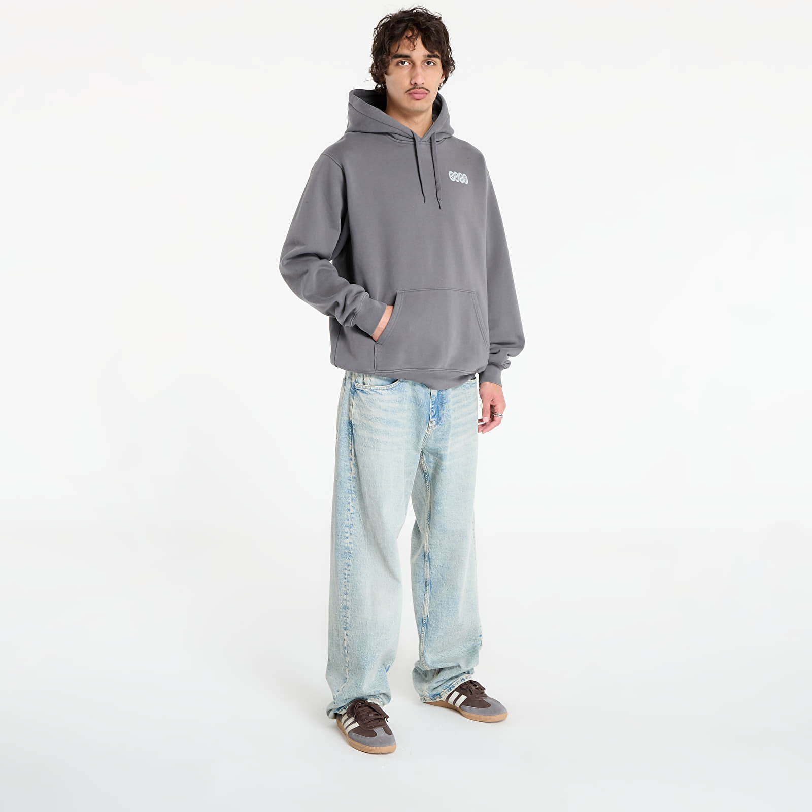 Мъжки суичъри Vans Earthbound Loose Fleece Pullover Asphalt