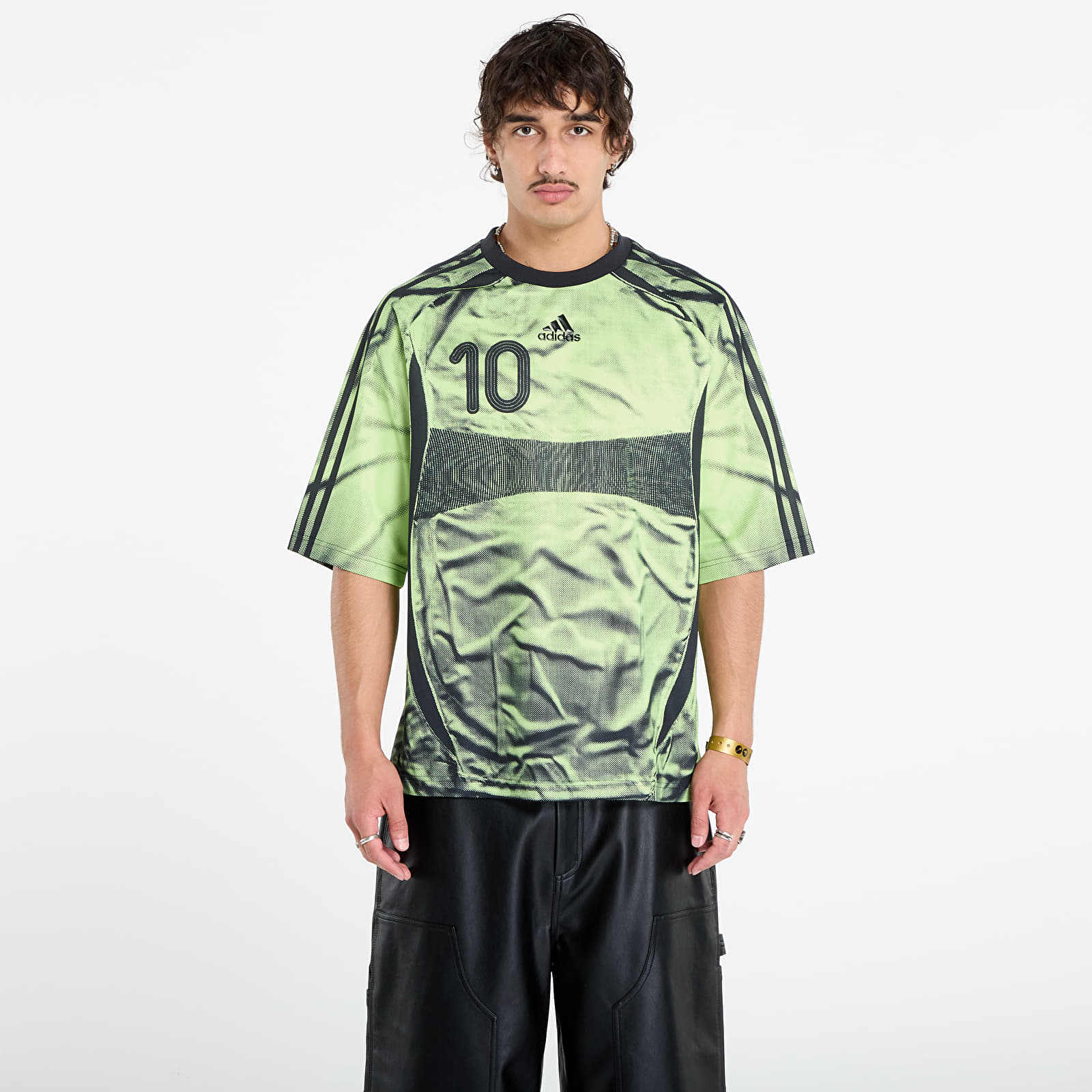 T-shirts de homem adidas Adilenium Season 4 Teamgeist Printed Jersey Pulse Lime