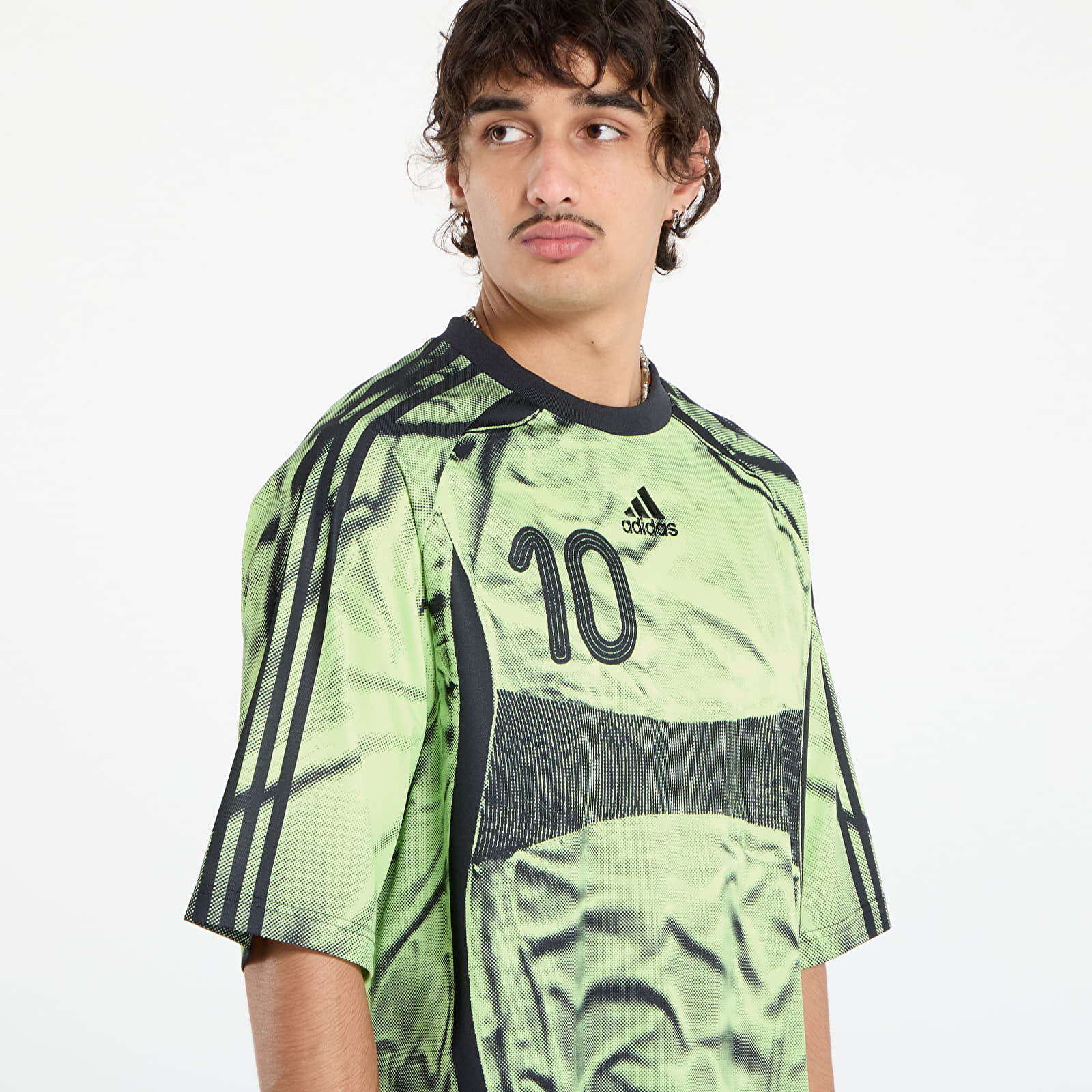 T-shirts de homem adidas Adilenium Season 4 Teamgeist Printed Jersey Pulse Lime
