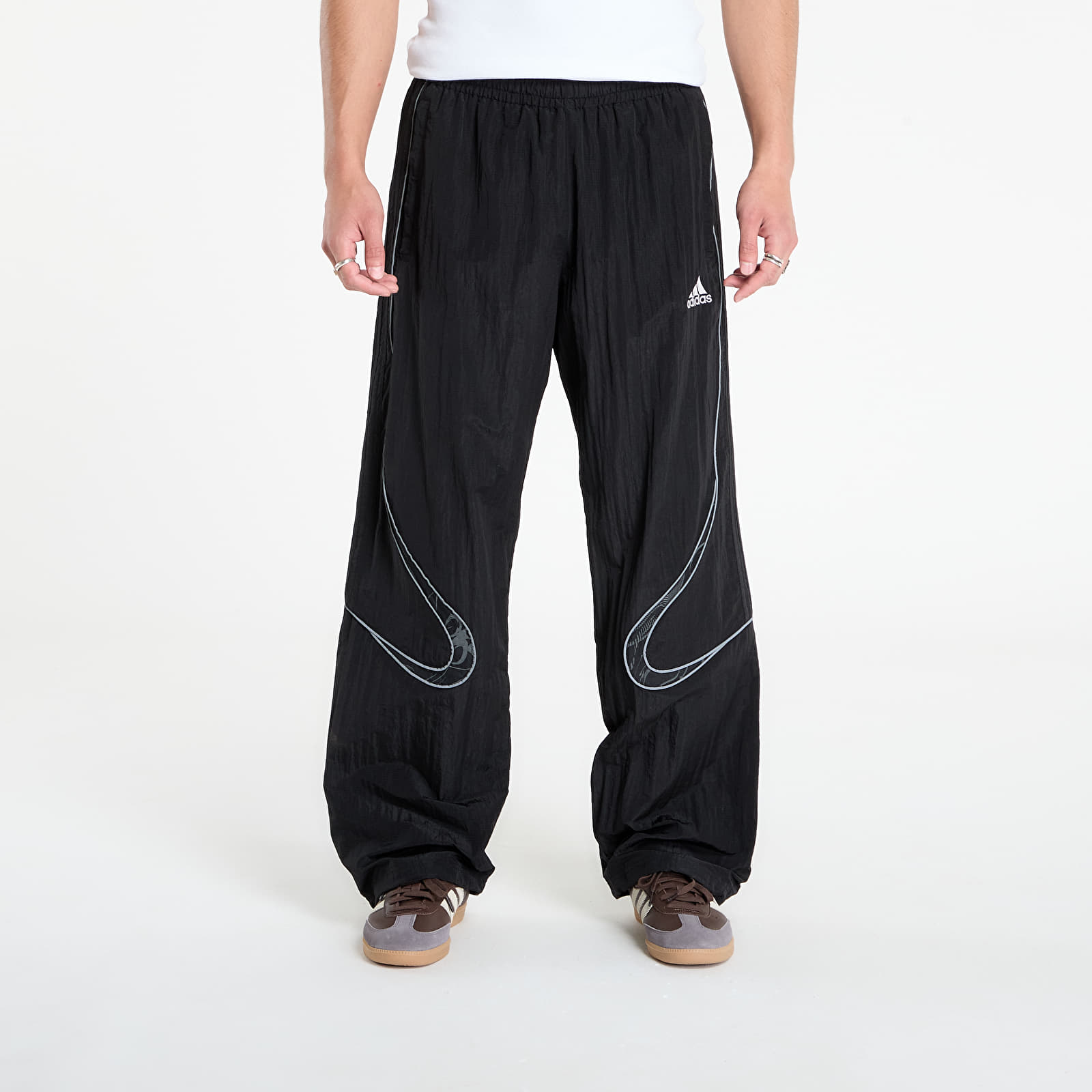 Ανδρικά παντελόνια adidas Adilenium Season 4 Teamgeist Track Tracksuit Bottoms Black