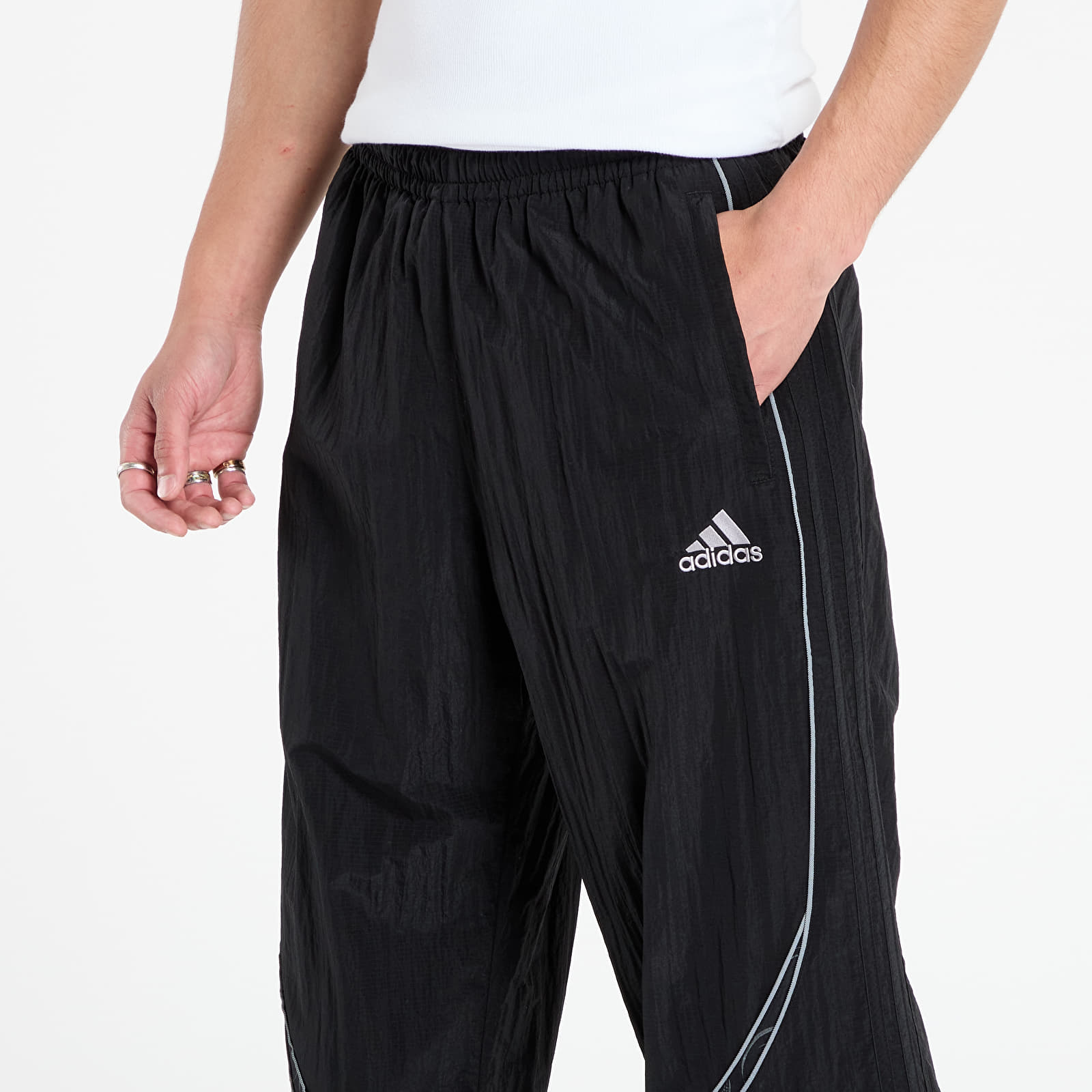 Ανδρικά παντελόνια adidas Adilenium Season 4 Teamgeist Track Tracksuit Bottoms Black