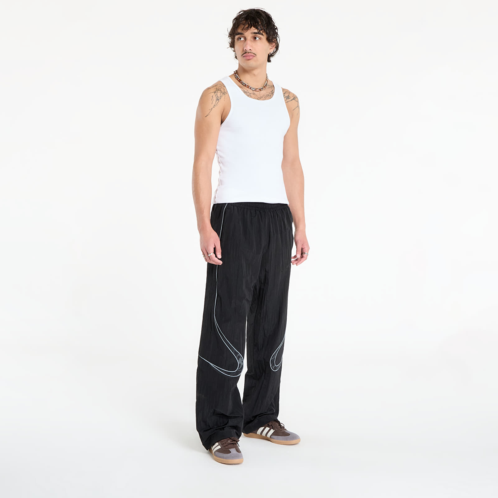 Ανδρικά παντελόνια adidas Adilenium Season 4 Teamgeist Track Tracksuit Bottoms Black