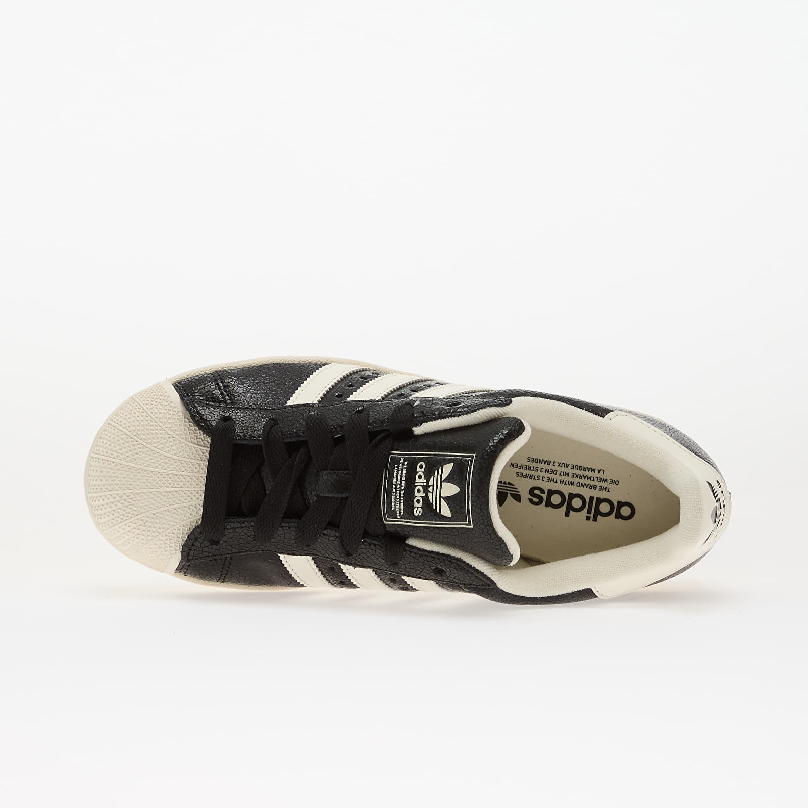 Women's sneakers and shoes adidas Superstar II W Core Black/ Off White/ Core Black