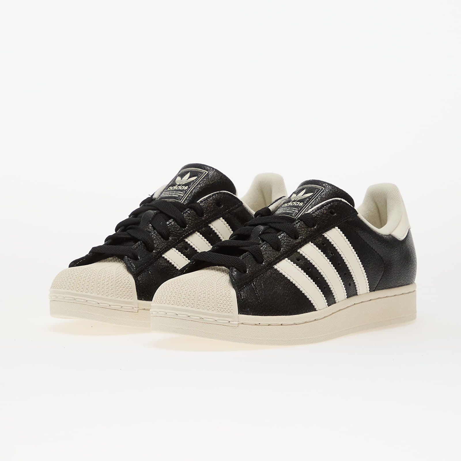Women's sneakers and shoes adidas Superstar II W Core Black/ Off White/ Core Black